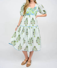 Sister Mary - Arianna Embroidered Midi Dress