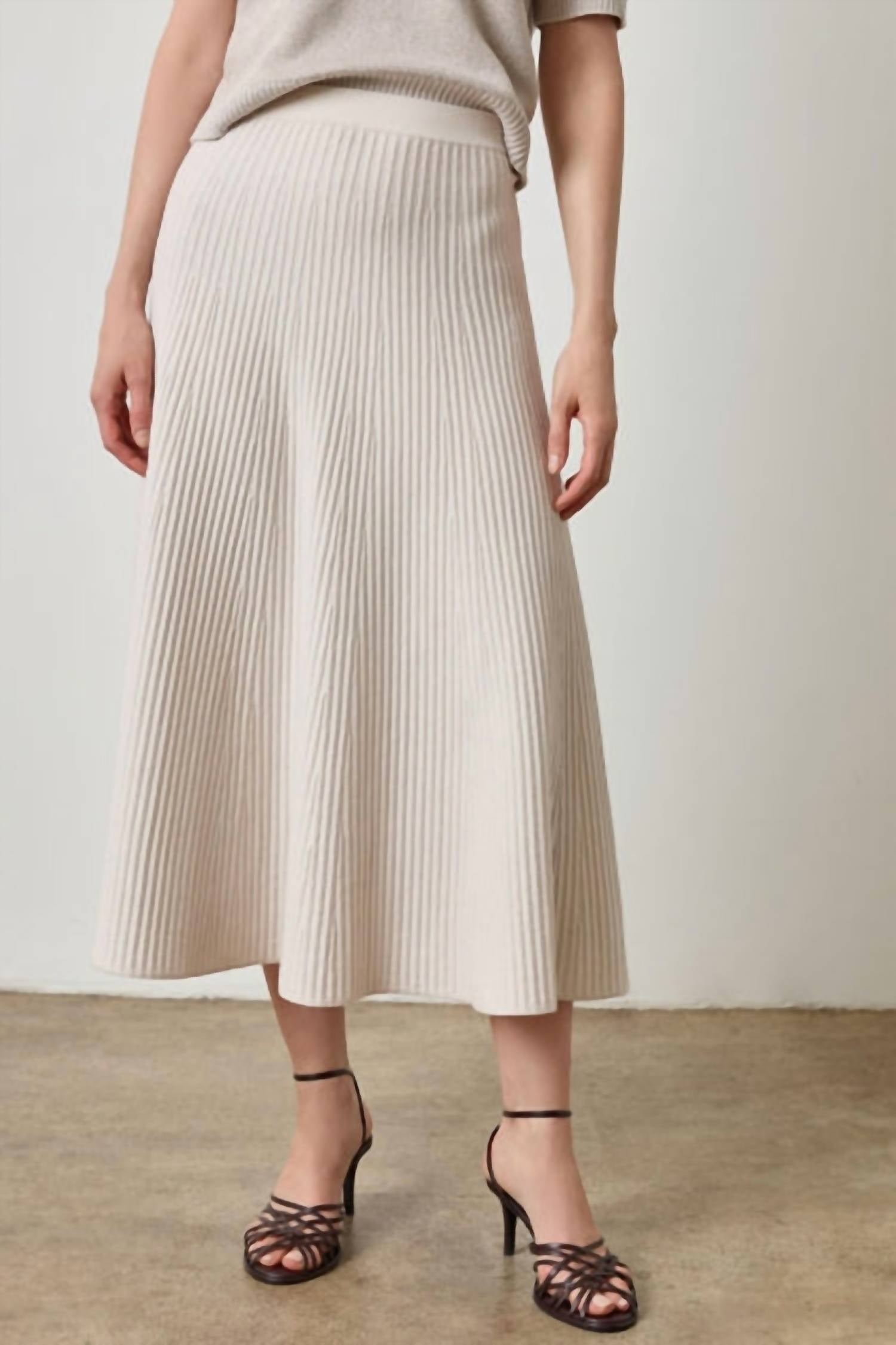 Lilla P - Flared Knit Skirt