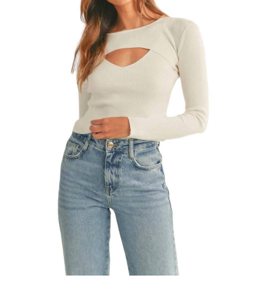 Mable - Jora Cut Out Top