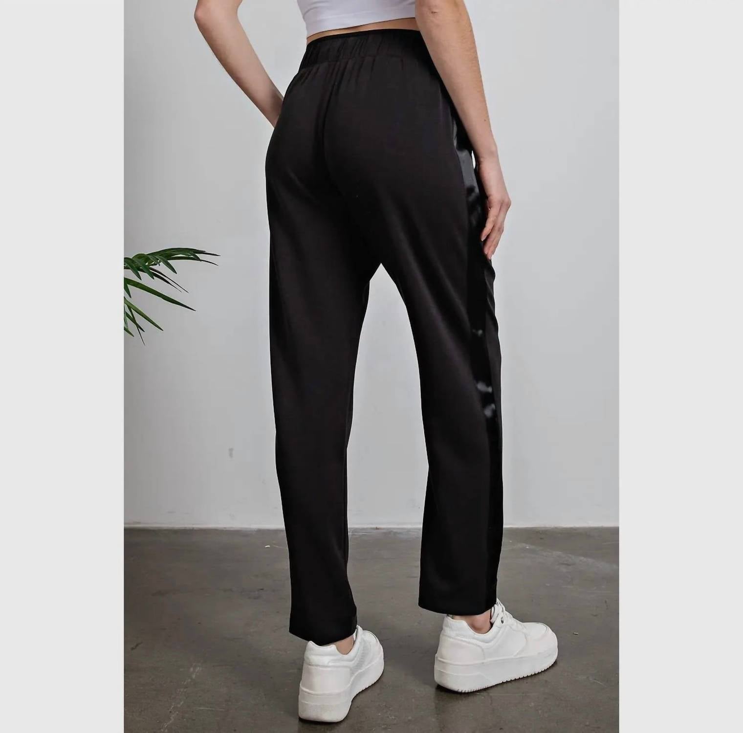 Rae Mode - Modal Scuba Jogger With Side Satin Detail
