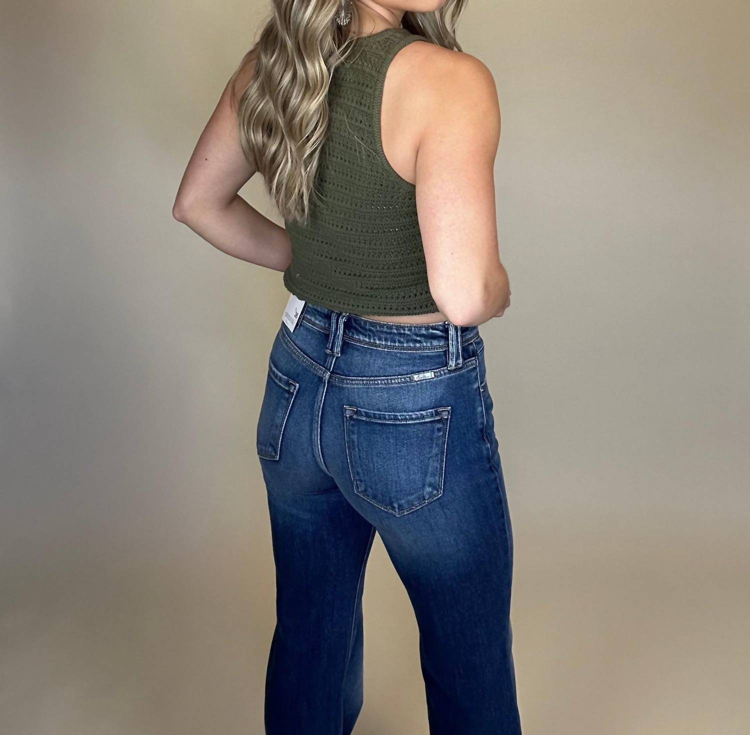 Kancan - Holly High Rise Flare Jeans