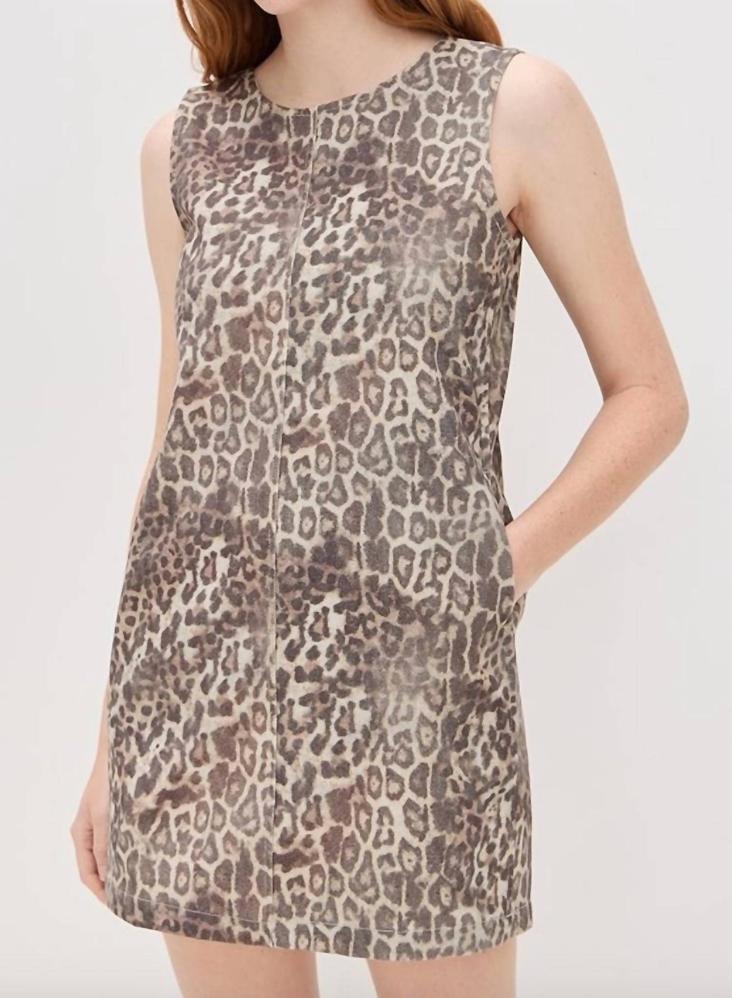 little lies Ashley Mini Dress in leopard - women's dress - view 4