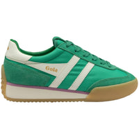 Gola Women’s Pacer Trainer Shoe in jade off white - women's sneaker