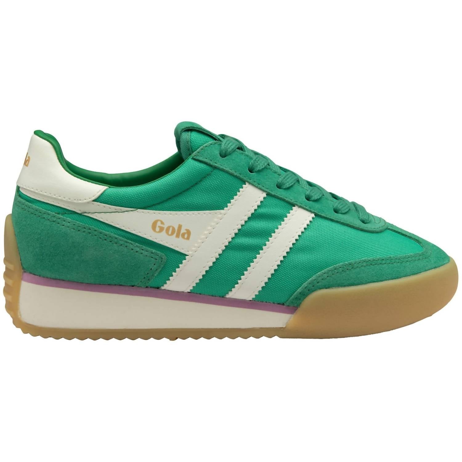 Gola Women’s Pacer Trainer Shoe in jade off white - women's sneaker