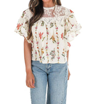 Entro - Women's Meadow Muse Floral Top