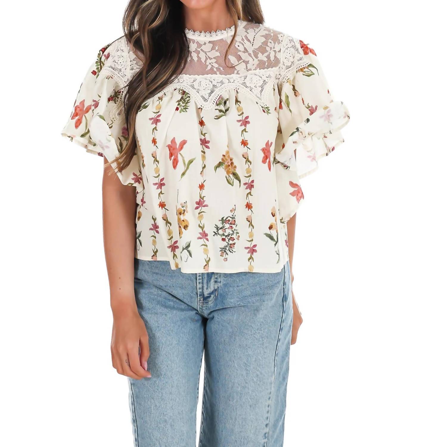 Entro - Women's Meadow Muse Floral Top