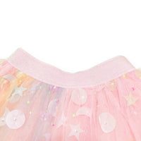 Doe A Dear - Girl's Moon And Star Embellished Tutu Skirt