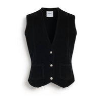 Barrie - Suede Effect Sleeveless Jacket