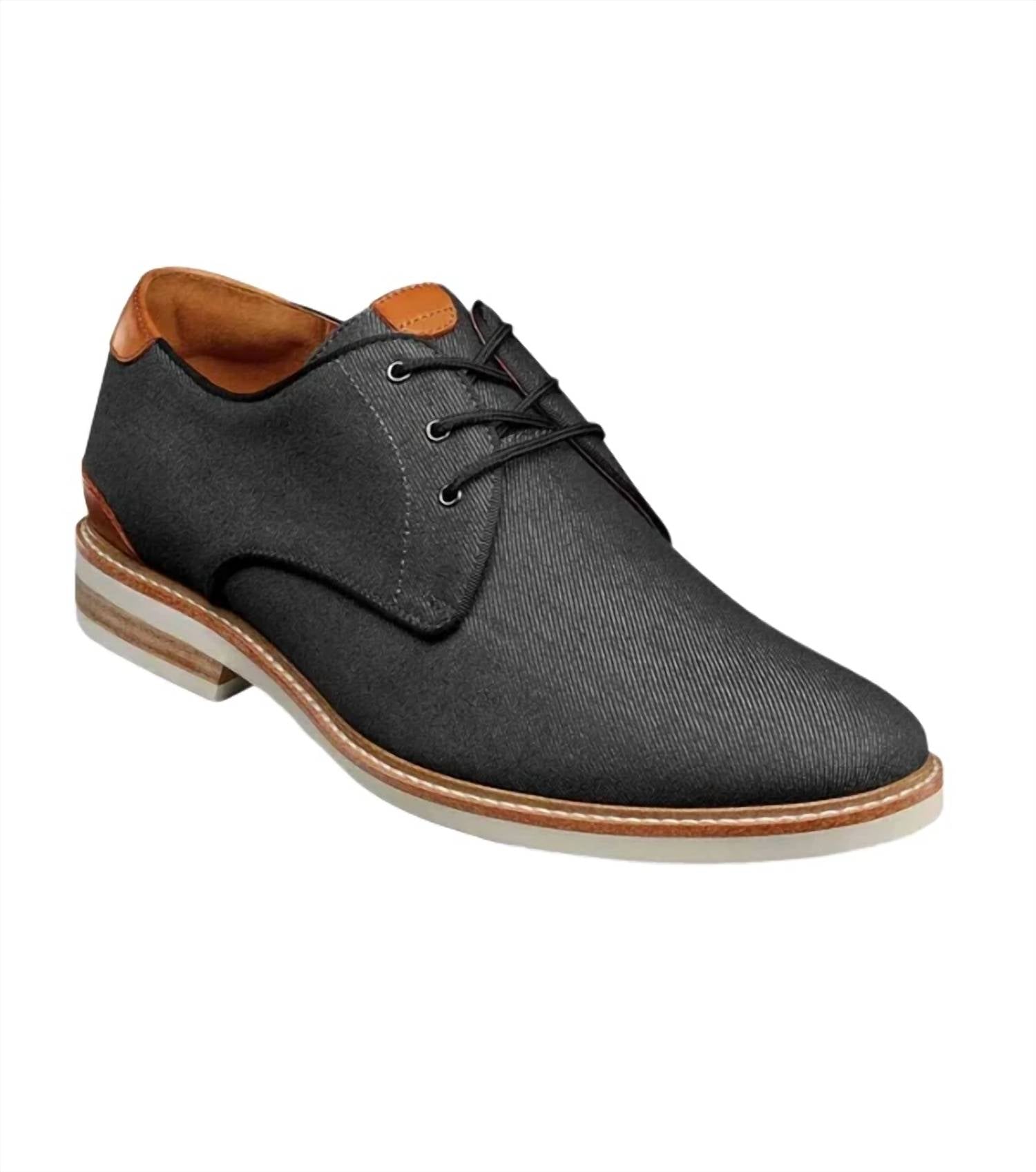 Florsheim - Men's Highland Canvas Plain Toe Oxford Shoes