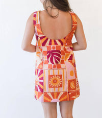 A.Ren - Women's Palmarosa Linen Mini Dress