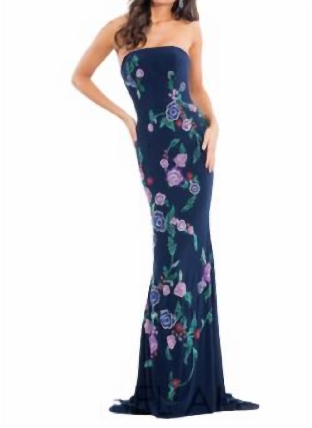 Rachel Allan - Strapless Beaded Gown