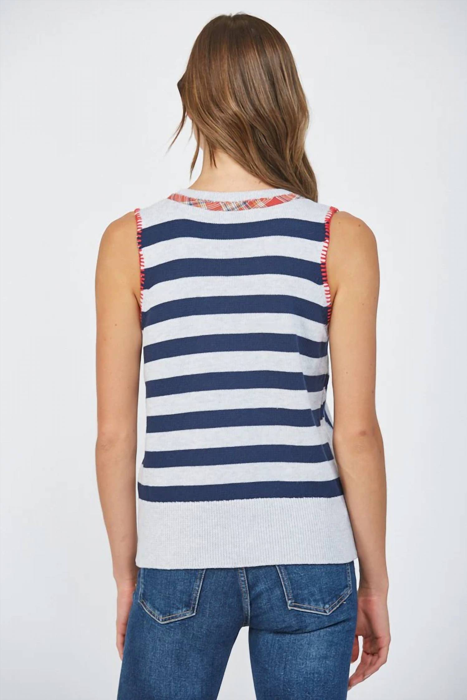 Fate - American Flag Sleeveless Sweater