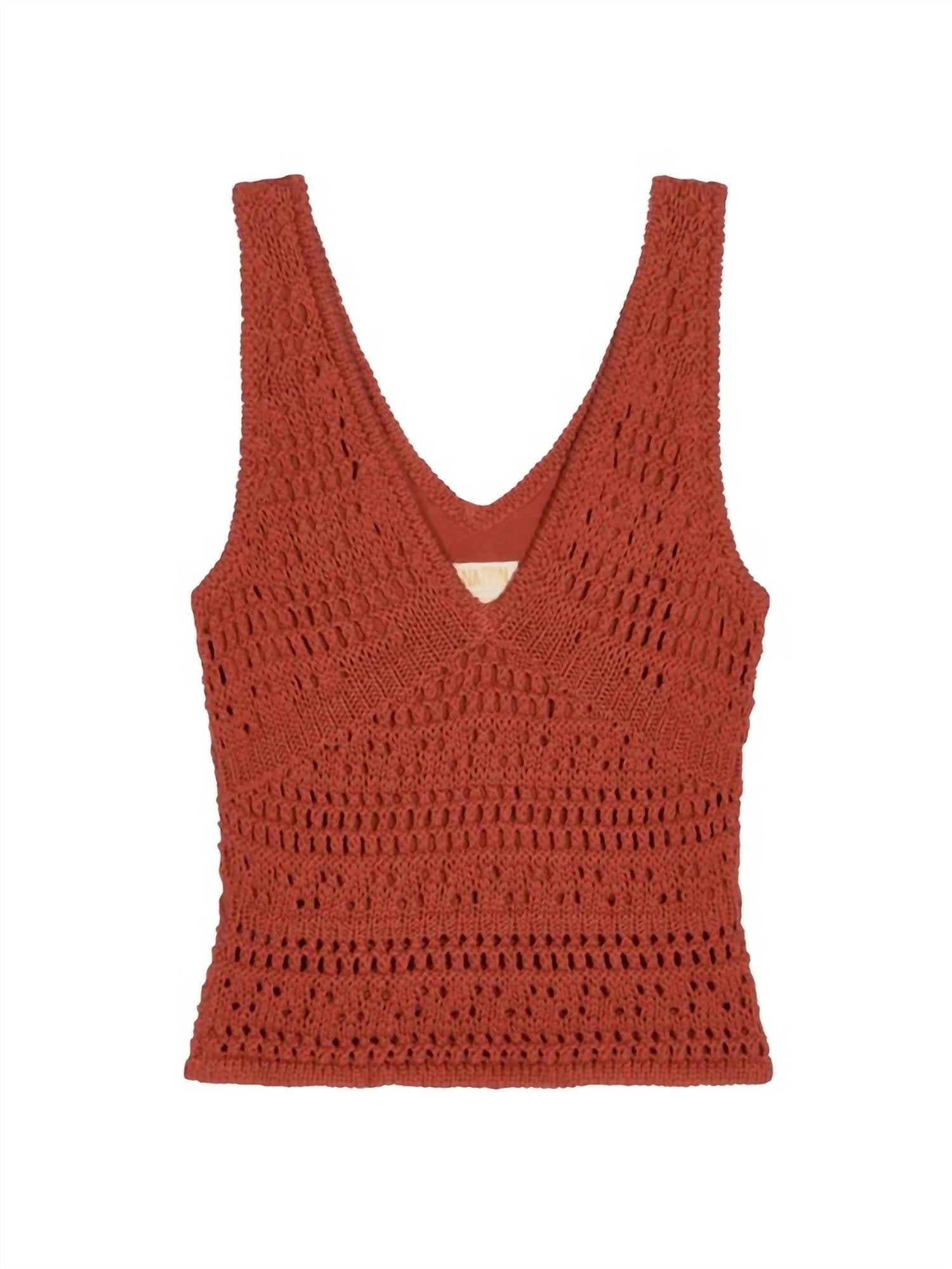 Nation Ltd - Adriana Crochet Tank Top