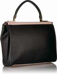 Luana Italy Women's Giorgia Satchel in pink black - women's bag - detail view