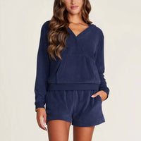 Barefoot Dreams - Cozyterry Cross Over Hoodie