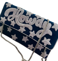 La Chic Designs - Women's Howdy Denim Clutch Bag