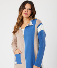 Angel Apparel - Two Tone Stripe Detail Jacket