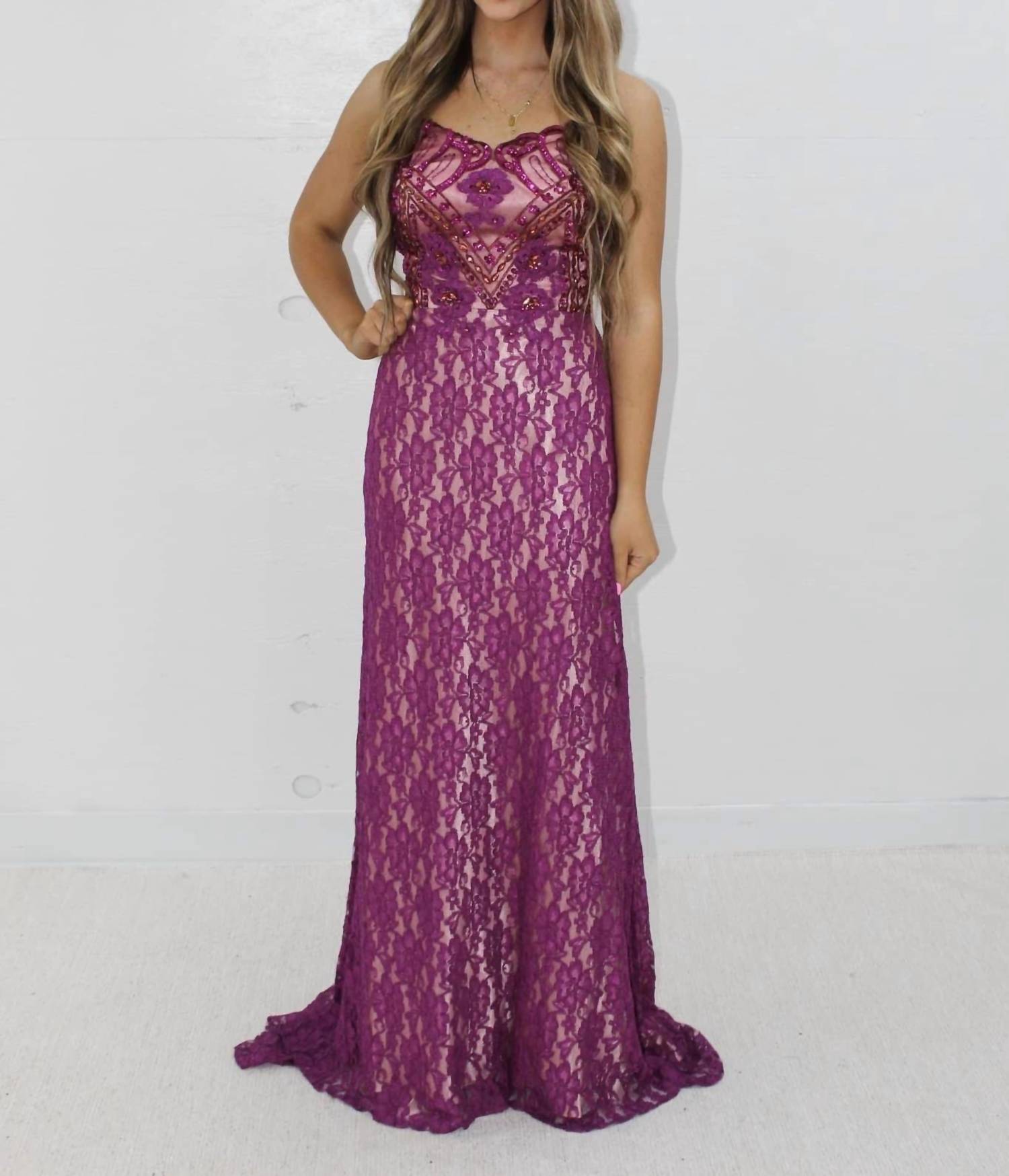 Juliet - Lace Mermaid Evening Gown