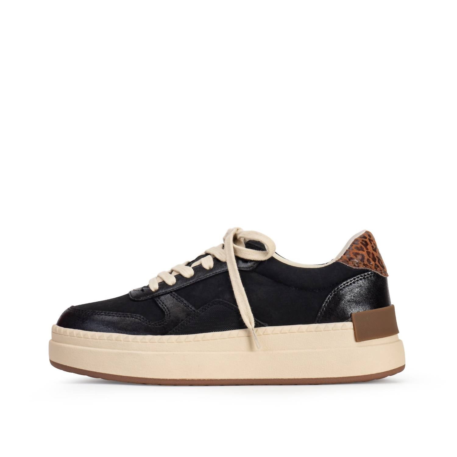 YELLOWBOX Women's Oberlin Flatform Sneaker in black - women's sneaker - detail view