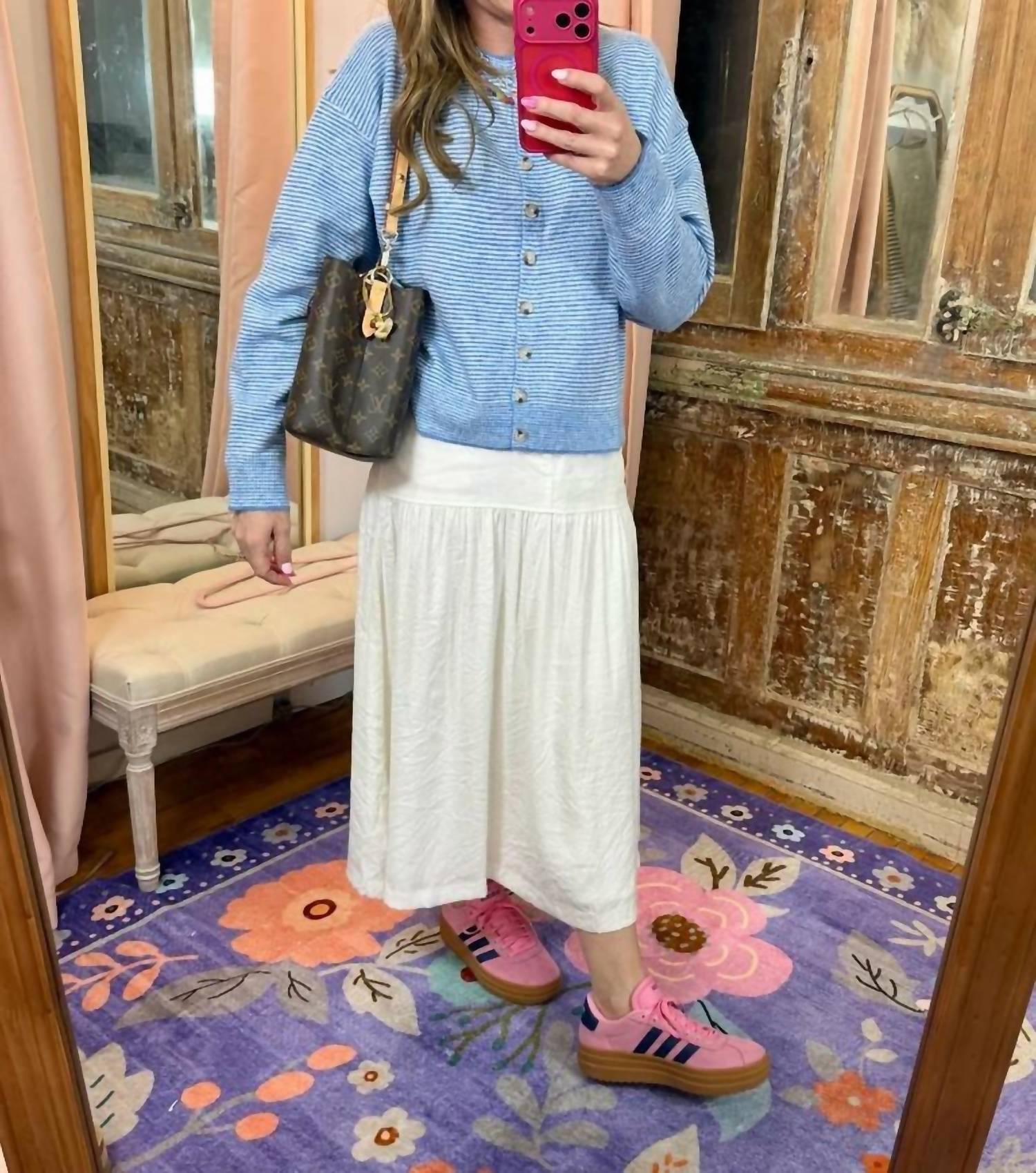 Hayden La - Fuzed Fabric Maxi Skirt