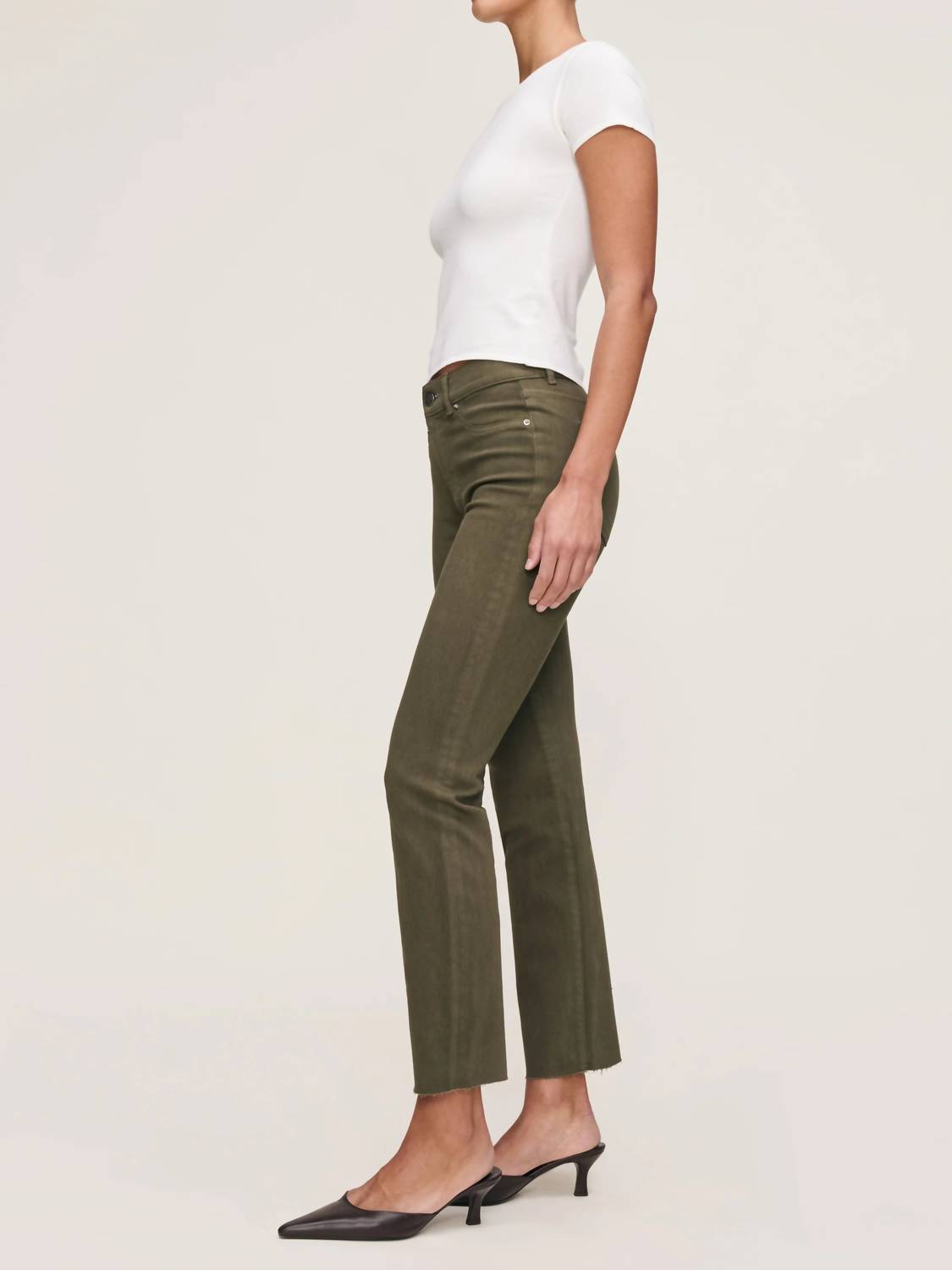 Dl1961 - Women'S - Mara Straight Mid Rise Instasculpt Ankle Jeans