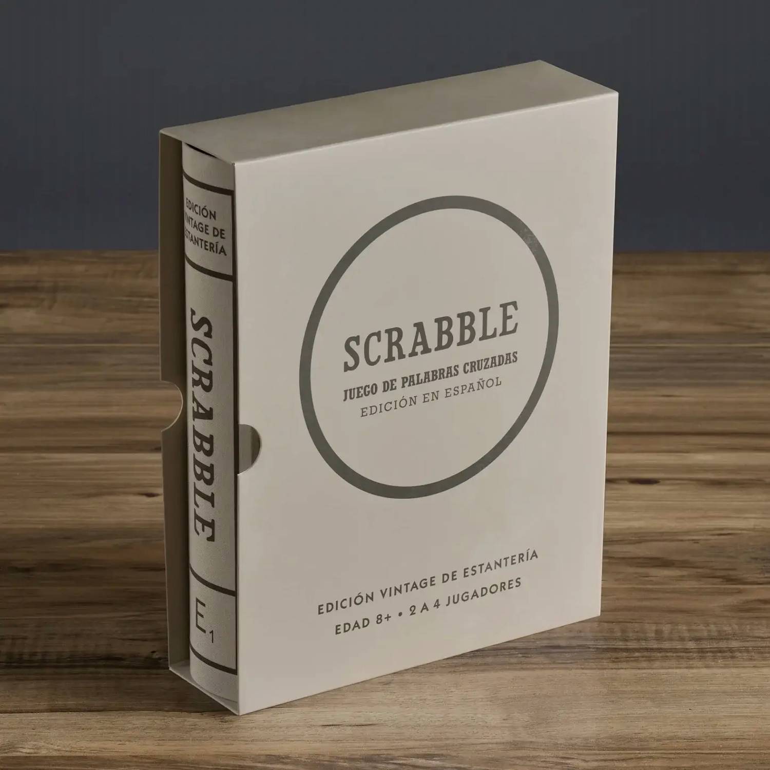 Ws Game Company - Scrabble Spanish Vintage Bookshelf Edition Game