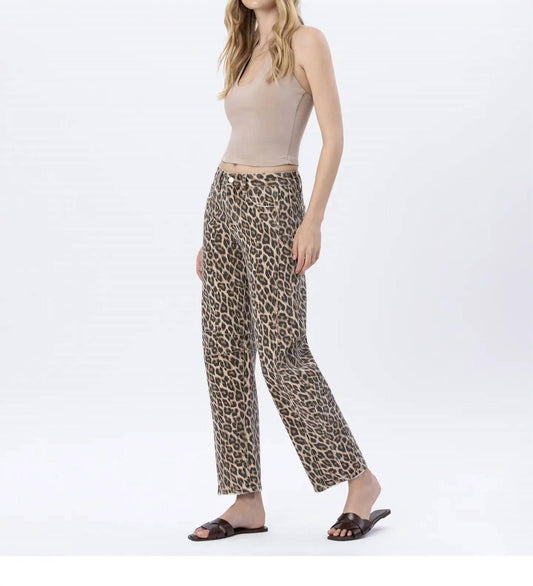 Flying Monkey - Meow High-rise Barrel Jeans