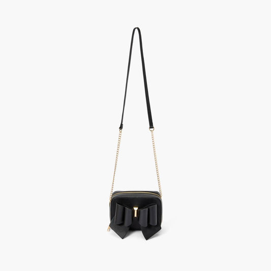 Like Dreams - Women's Mini Boxy Bow Vegan Crossbody Bag