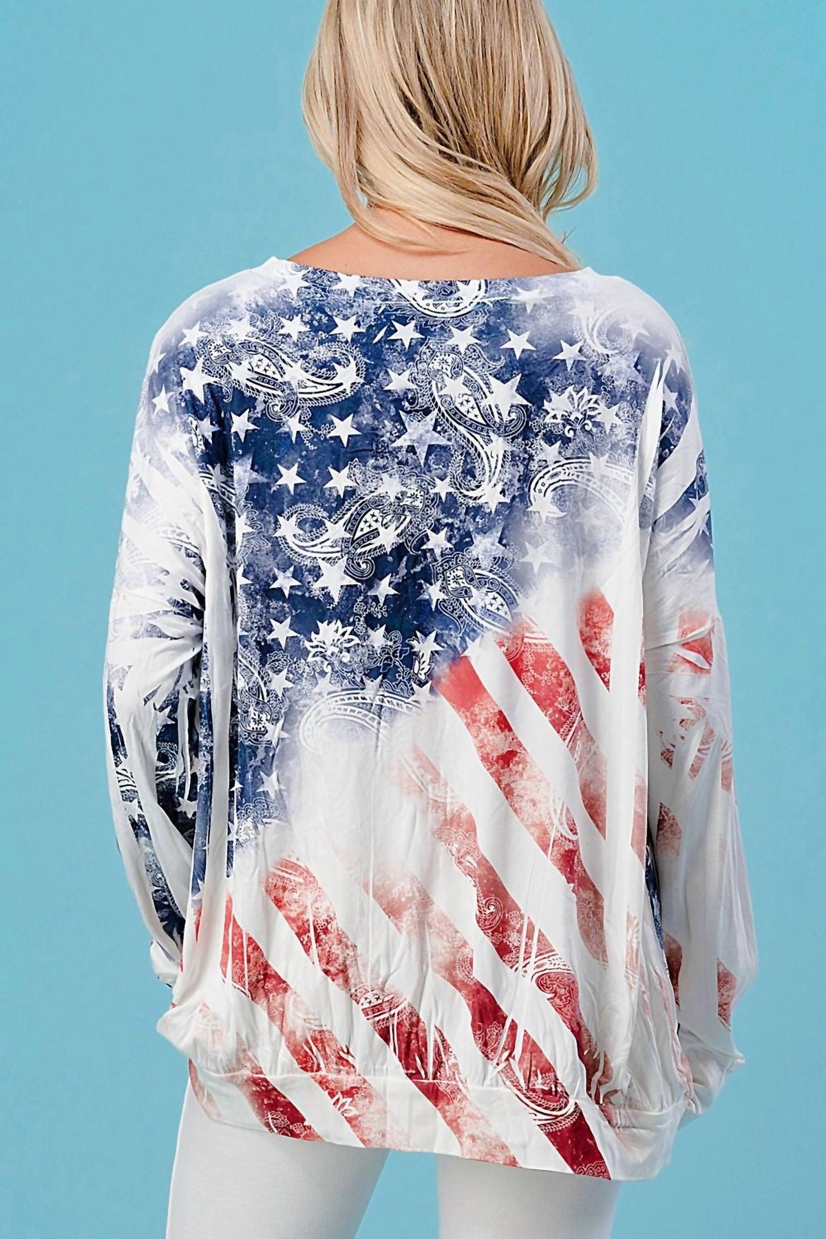 Blumin - Long Sleeve Flag Top