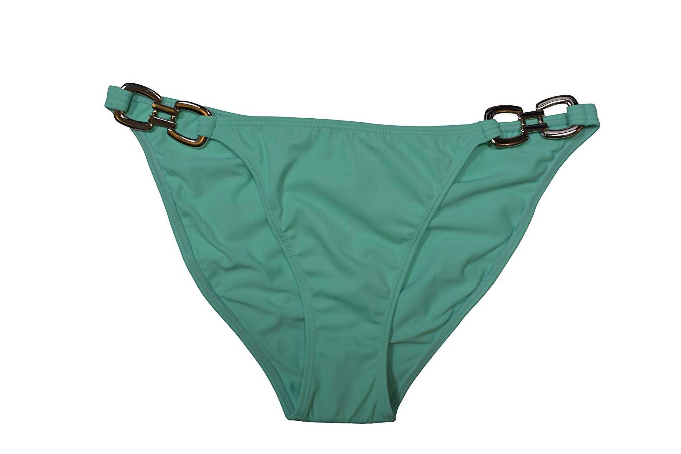 Women's Chain Strap Full Bikini Bottom Swimsuit