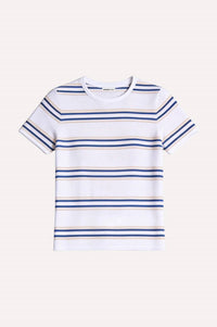 Minnie Rose - Short Sleeve Striped Tee