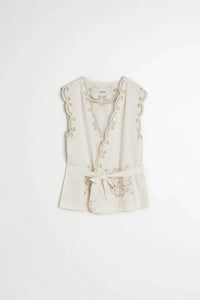 Indi & Cold - Floral Embroidery Top