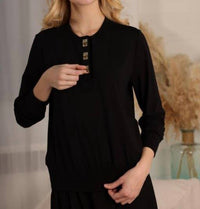 Simondona - Rayon Crewneck Top