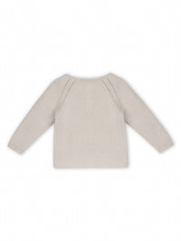 Viverano Organics - Kid's Floral Embroidered Pearl Cardigan