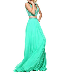 Sherri Hill - Two- Piece Beaded Prom Dress