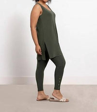 Sympli - Go To Tank Tunic Melange Top