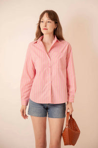 Bailey Rose - Jeni Stripe Button Down Top