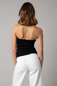 Gianna Ribbed Halter Top