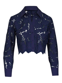L'Agence - Seychelle Cropped Buttondown Shirt