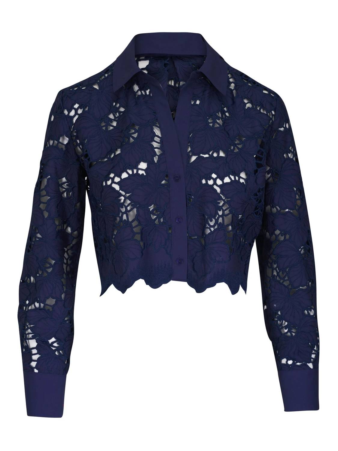 L'Agence - Seychelle Cropped Buttondown Shirt