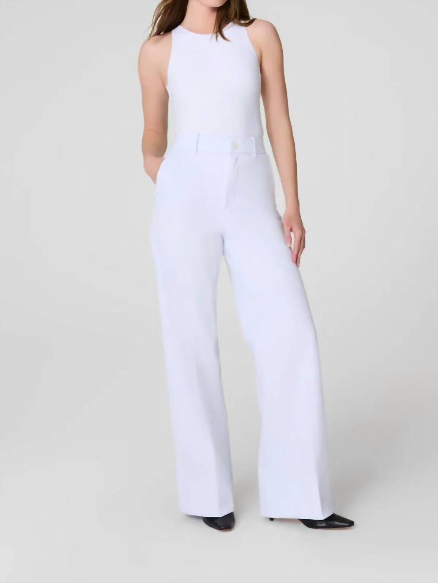 Spanx - Stretch Twill High Rise Wide Leg Pant