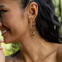 Sahira Jewelry Design - Women's Serena Hoop Earrings