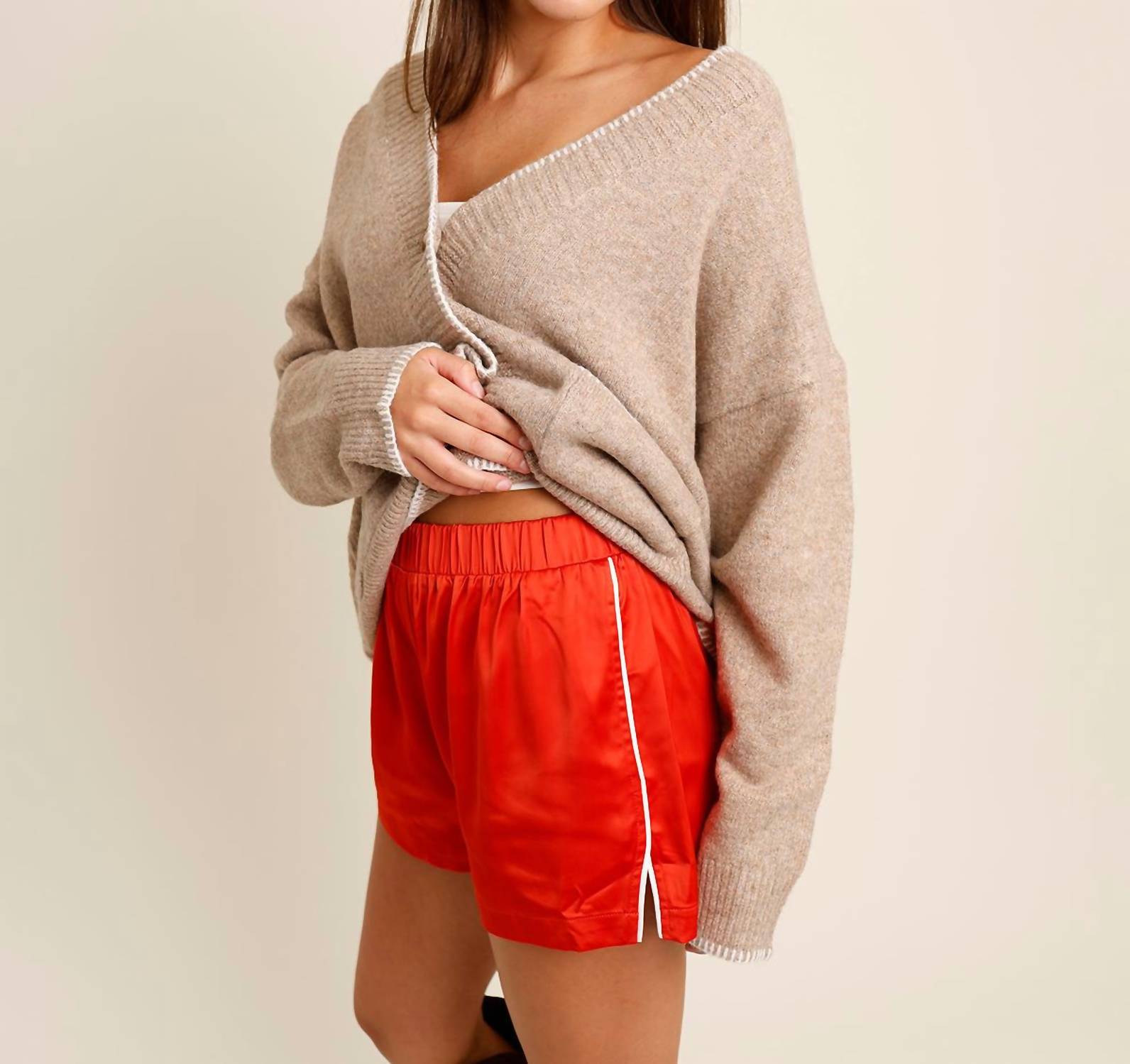 Jacquie The Label - Clara V-neck Cardigan