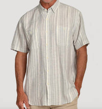 True Grit - Wyatt Short Sleeve Pocket Stripe Shirt