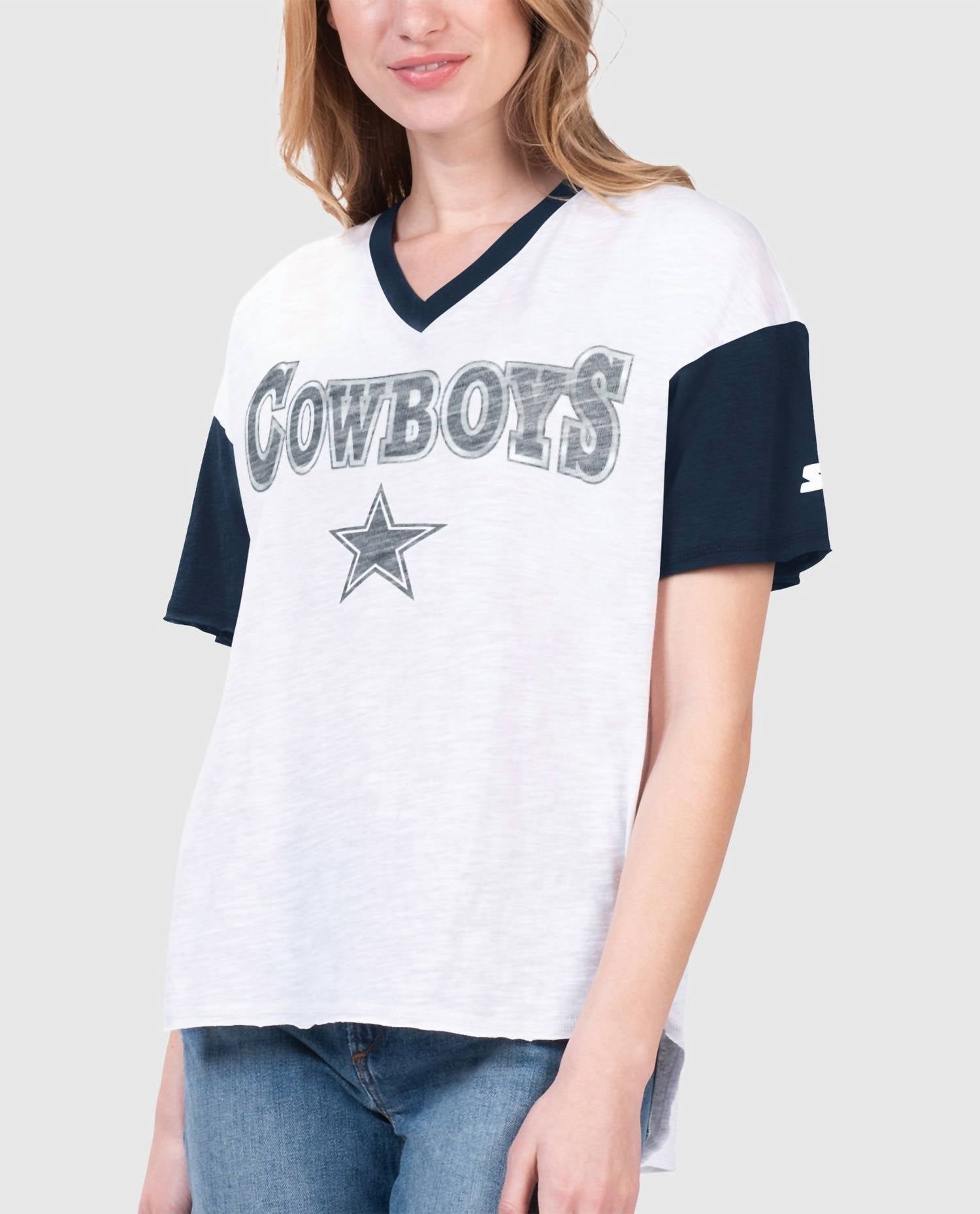 Starter - First Base Short Sleeve V-neck Starter Tee