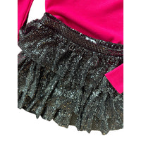 Mia - Girls' Metallic Layered Skirt