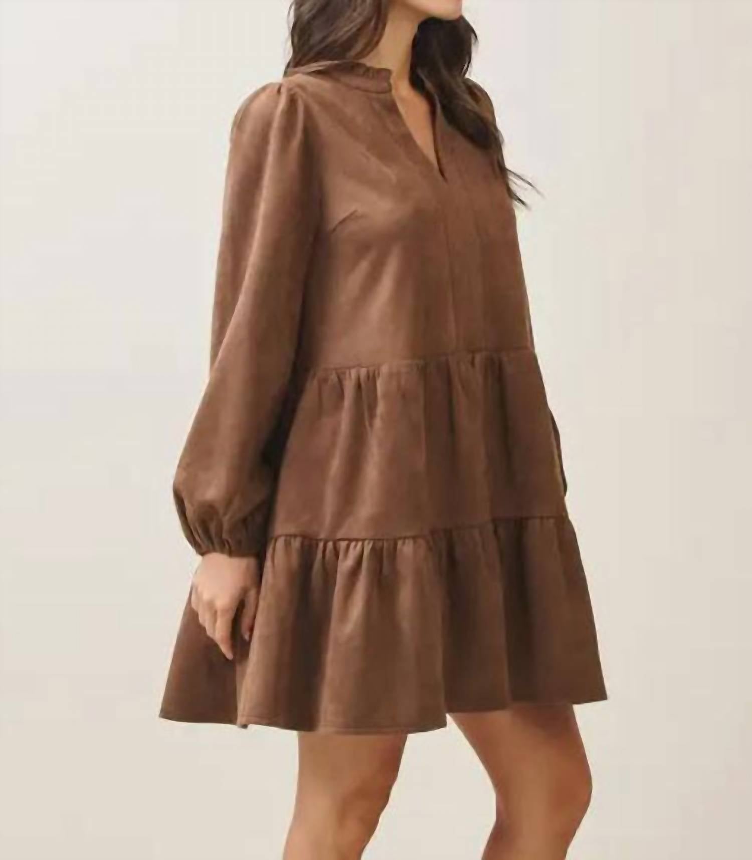 Able - Sally Tiered Long Sleeve Dress
