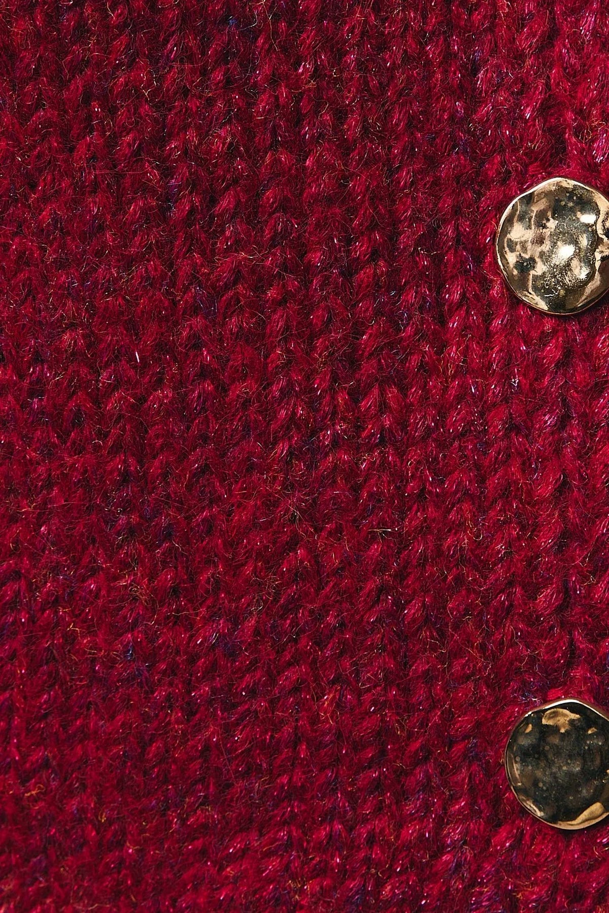 Sunday Edition - Margo Button Lurex Sweater Vest