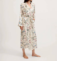 Petite Plume - Silk Long Robe