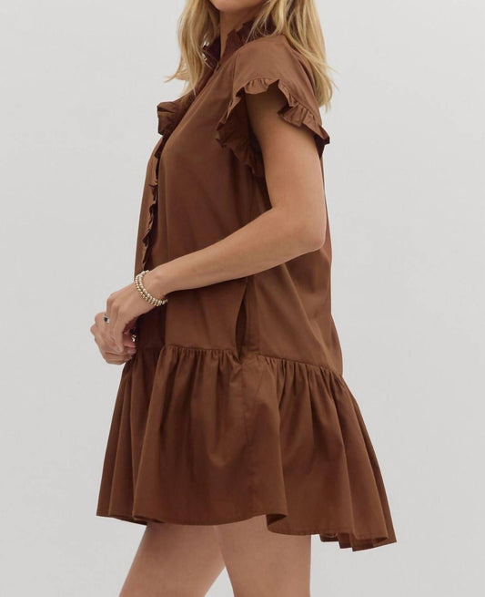 Entro - Hazel Ruffle Mini Dress